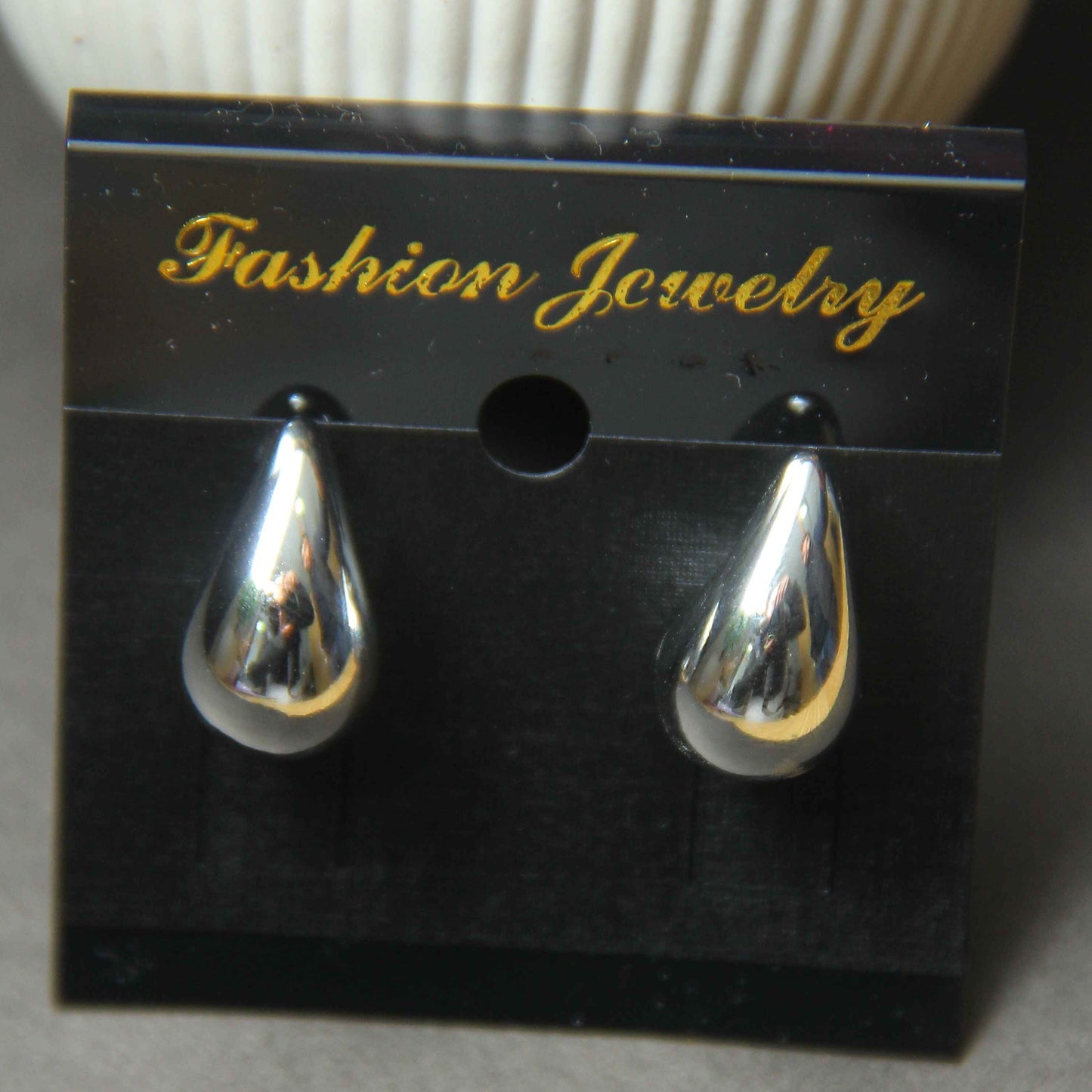 Teardrop Stud Earrings