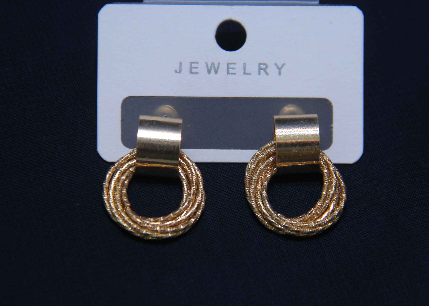 Elegant Textured Hoop Earrings