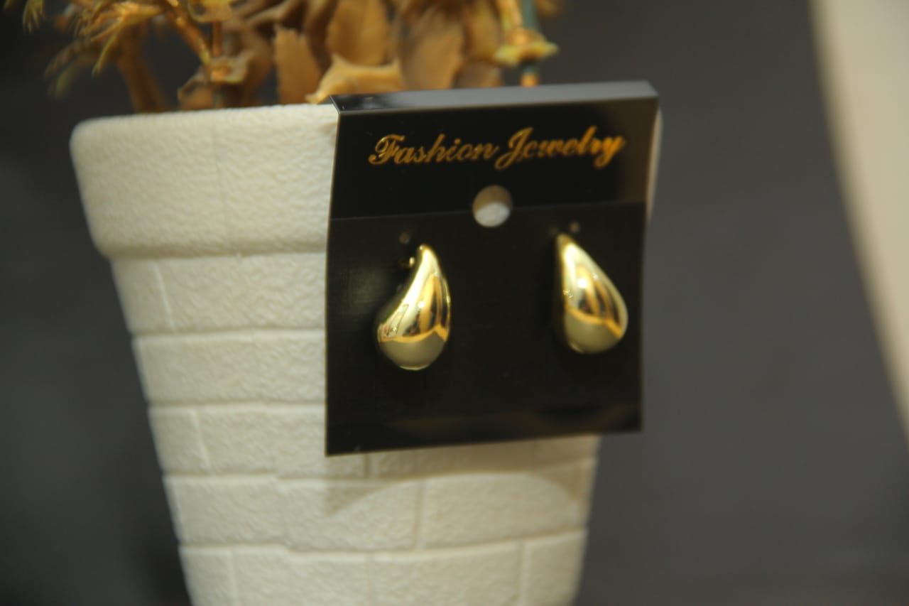 Teardrop Stud Earrings